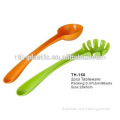 2pcs plastic tableware, plastic salad spoon